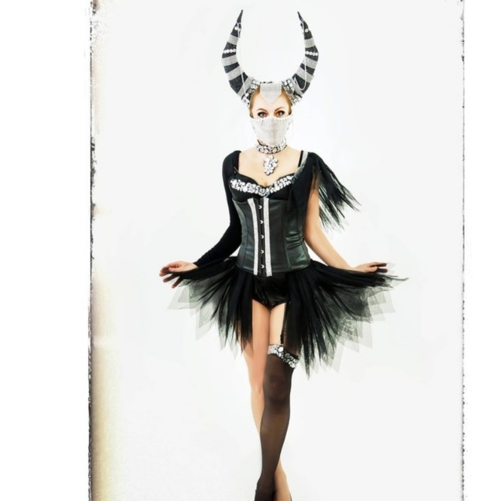 Custom Halloween Devil/Malificent Costume
